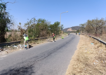 Continúa el mega operativo de limpieza en los accesos a San Pedro de Jujuy