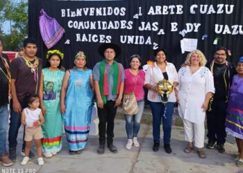 Las comunidades guaraníes celebraron el Arete Guazú en El Talar