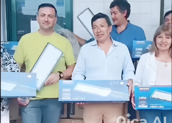 Importante inversión del municipio de El Carmen en nuevas luminarias