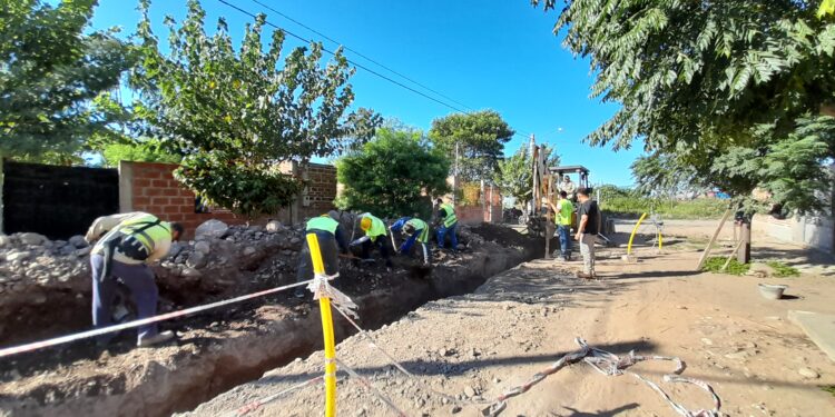 El barrio Arturo Illia a punto de contar con toda la red de cloaca
