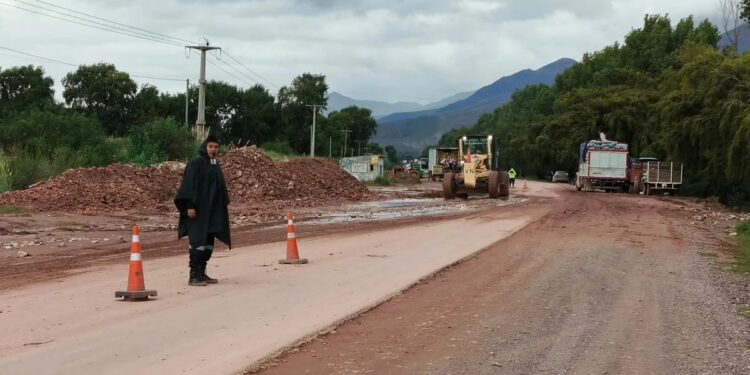 Trabajos en trazas afectadas por el temporal