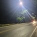 Se cumplió con la primera etapa de iluminación sobre rutas en Monterrico