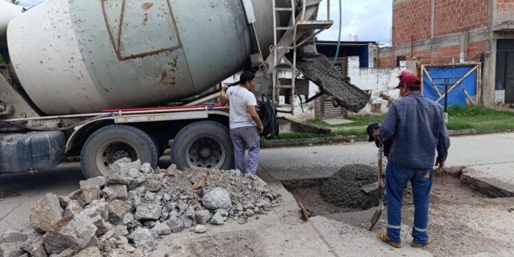 Importante Plan de Bacheo en San Pedro de Jujuy