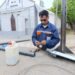 En San Pedro continúan con el recambio de lámparas led