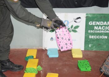 Detienen en Pichanal a un pasajero de un taxi que ocultaba ocho kilos de cocaína envueltos en globos dentro de su mochila