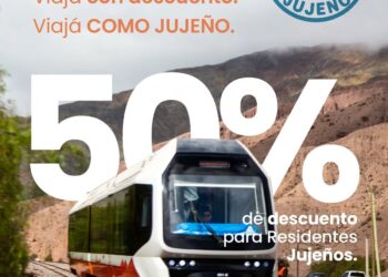 «Orgullo Jujeño»: continúa vigente el beneficio para residentes en el Tren Solar de la Quebrada