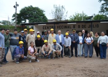Alegría en barrio 9 de Julio de San Pedro por reabrir las puertas de su Centro Vecinal