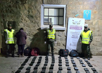 Jujuy: Gendarmes incautan más de 64 kilos de cocaína en el límite internacional fronterizo con Bolivia