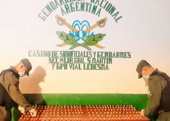 Libertador Gral. San Martín: Dos personas ingirieron 199 cápsulas con cocaína y viajaban hacia buenos aires cuando fueron detenidos por personal de gendarmería