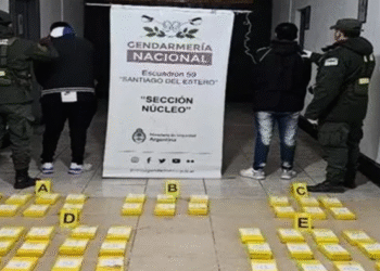 Santiago del Estero: dos jujeños y dos bolivianos fueron detenidos con 45 kilos de cocaína
