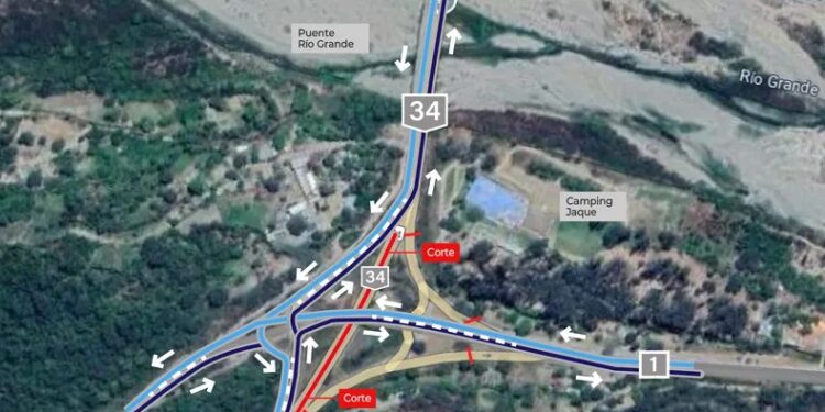Circular con precaución en San Pedro de Jujuy por obras en ruta nacional 34