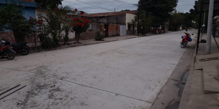 Avanzan las obras de pavimentación en San Pedro de Jujuy