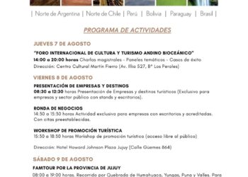 Avanzan los preparativos para el 1° Encuentro Internacional de Turismo Sostenible en Jujuy