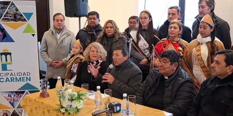 El Carmen presentó las actividades por las Fiestas Patronales