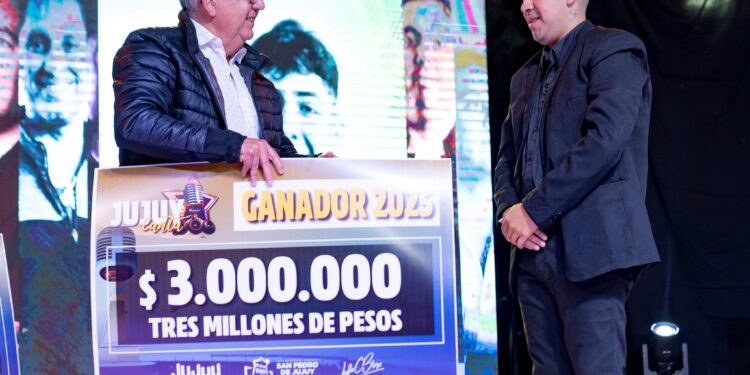 Benjamín Cruz es el flamante ganador de Jujuy Canta 2025