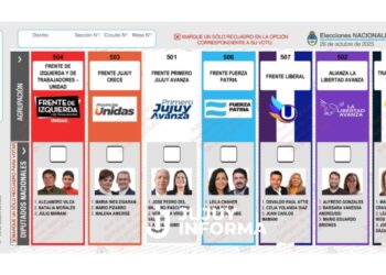 Qué se vota en Jujuy: cómo es la Boleta Única de Papel y quiénes son los candidatos