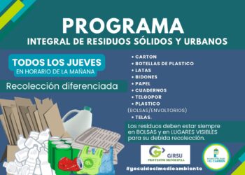 El Carmen avanza con el sistema de Recolección Diferenciada