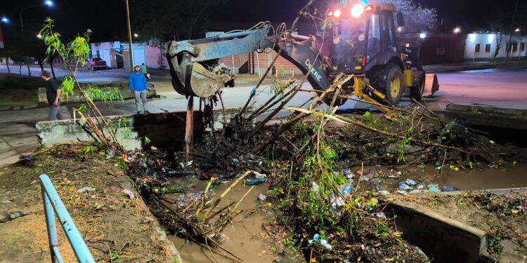 Rápido accionar del municipio sampedreño luego del temporal