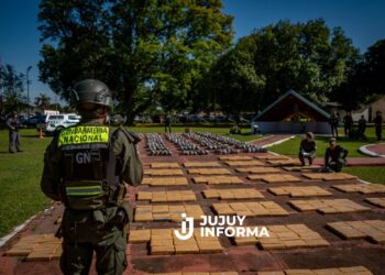 Chaco: Interceptan camión de cargas con más de 2.600 kilos de marihuana ocultos entre bobinas de alambre