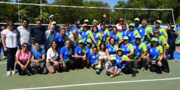 Julio Bravo inauguró la primera cancha de newcom oficial de la provincia