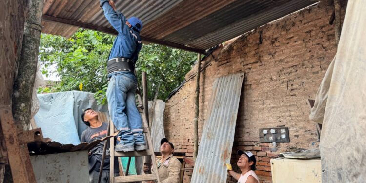 Se logró asistir a todos los damnificados luego del temporal