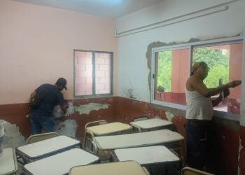 El municipio realiza refacciones en la escuela Técnica N°2