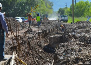 Vialidad Provincial ejecuta obras de alcantarillas en la Ruta Provincial 4
