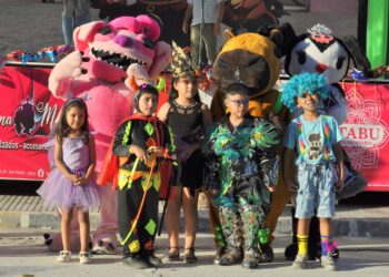 Alrededor de 600 niñas y niños disfrutaron del Corso Infantil en San Pedro
