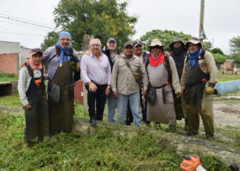 Diagramaron obras para recuperar un espacio recreativo en barrio Tupac Amaru