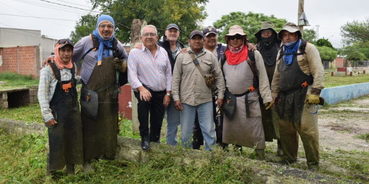 Diagramaron obras para recuperar un espacio recreativo en barrio Tupac Amaru