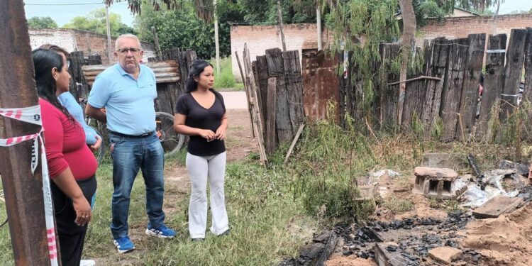 Una familia de San Pedro perdió todo luego que se incendiara su hogar