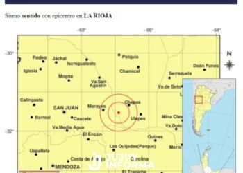 Un sismo de magnitud 5 sacudió a La Rioja y se sintió en Córdoba y otras tres provincias