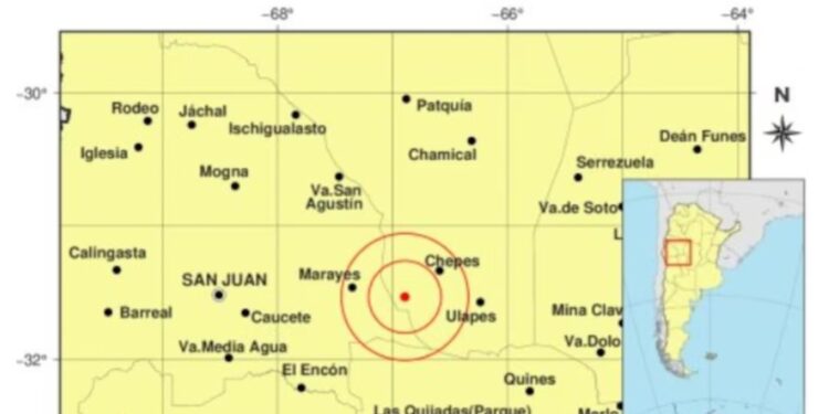 Un sismo de magnitud 5 sacudió a La Rioja y se sintió en Córdoba y otras tres provincias