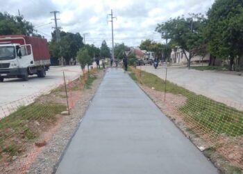 En San Pedro de Jujuy avanza obra de pavimentación sobre Prolongación Paterson