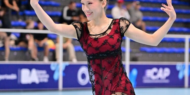 Selene Miy, la sampedreña que brilla en el patinaje artístico