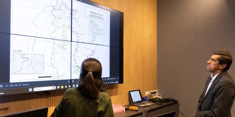 Sadir recorrió el nodo de la Red Educativa Provincial que brinda cobertura al 95% de Jujuy