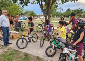 Julio Bravo y el crecimiento de la Escuela de Ciclismo infantil en San Pedro