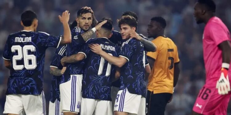 La Selección Argentina goleó a Zambia en un amistoso internacional