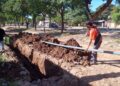 Última etapa en el recambio de la cañería de red de agua en colectora 9 de Julio