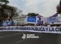 Nueva Marcha Federal Universitaria contra el Gobierno