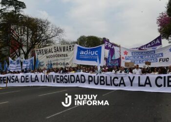 Nueva Marcha Federal Universitaria contra el Gobierno