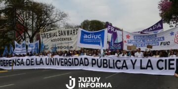 Nueva Marcha Federal Universitaria contra el Gobierno