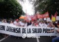Se realiza la Marcha Federal en defensa de la Salud Pública