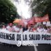 Se realiza la Marcha Federal en defensa de la Salud Pública