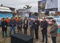 Sadir encabezó el inicio de obra de un complejo habitacional de 45 departamentos en El Carmen