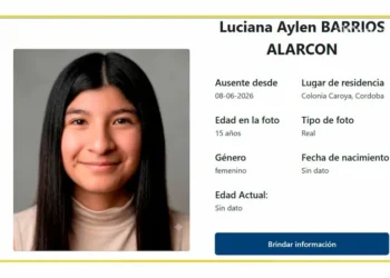 Córdoba: activan la Alerta Sofía por la desaparición de Luciana Barrios Alarcón