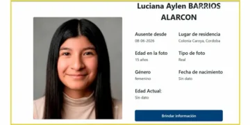 Córdoba: activan la Alerta Sofía por la desaparición de Luciana Barrios Alarcón