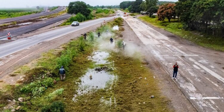 Nación no envió los fondos y hay 180 obreros suspendidos