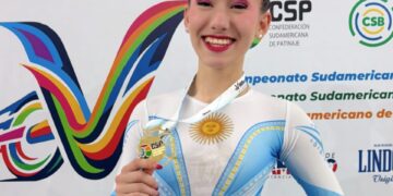 Orgullo sampedreño: Selene Miy se consagró campeona Sudamericana de Patinaje Artístico en Brasil
