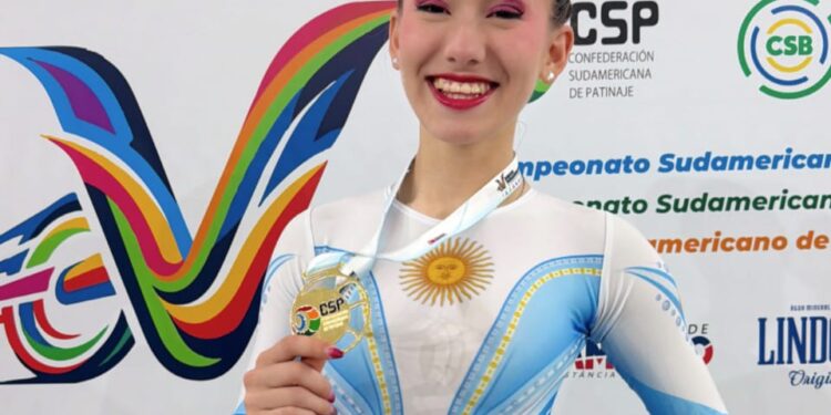 Orgullo sampedreño: Selene Miy se consagró campeona Sudamericana de Patinaje Artístico en Brasil